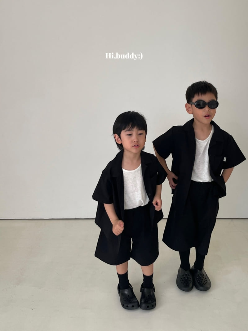 Hi buddy - Korean Children Fashion - #kidzfashiontrend - Bermuda Black Pants - 10