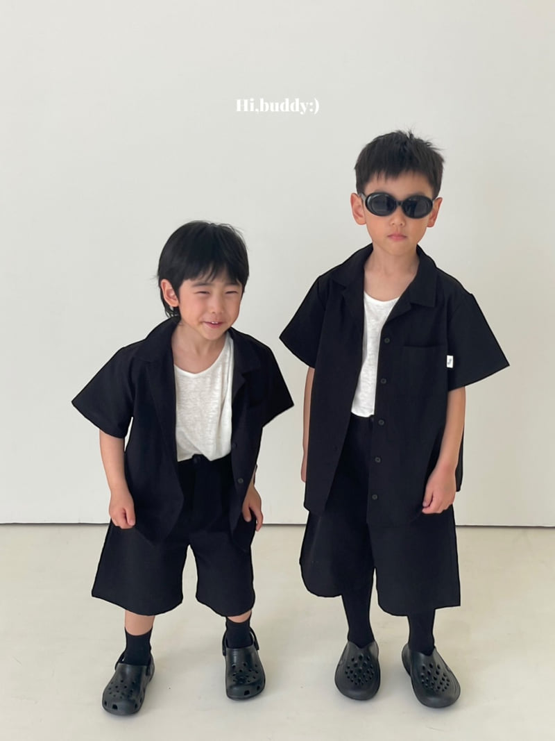 Hi buddy - Korean Children Fashion - #littlefashionista - Bermuda Black Pants - 12