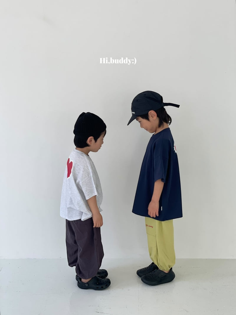 Hi buddy - Korean Children Fashion - #littlefashionista - Heart Tee - 9