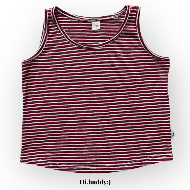 Hi buddy - Korean Children Fashion - #littlefashionista - Summer Stripe Sleeveless - 3