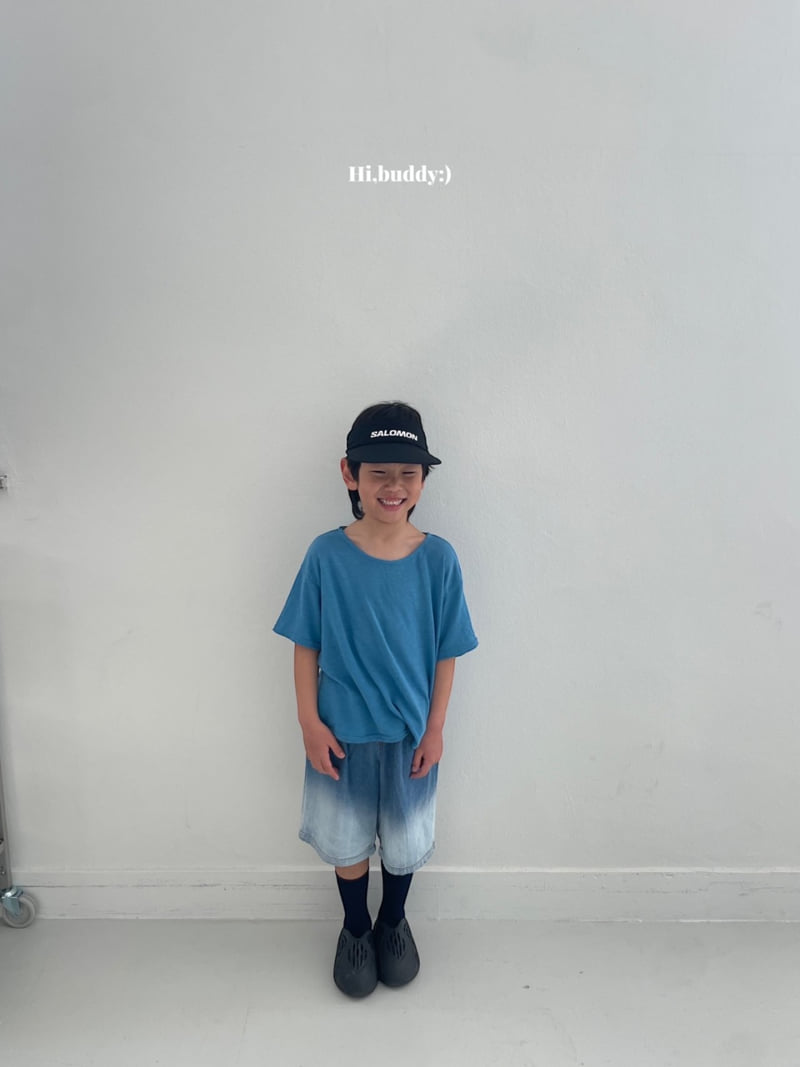 Hi buddy - Korean Children Fashion - #littlefashionista - Linen Tee - 2