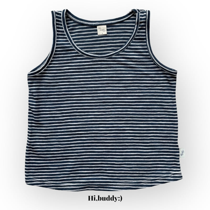 Hi buddy - Korean Children Fashion - #littlefashionista - Summer Stripe Sleeveless - 4