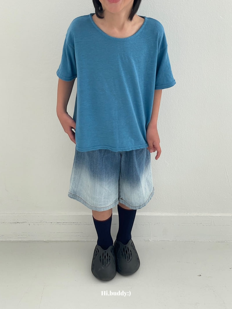 Hi buddy - Korean Children Fashion - #magicofchildhood - Linen Tee - 4