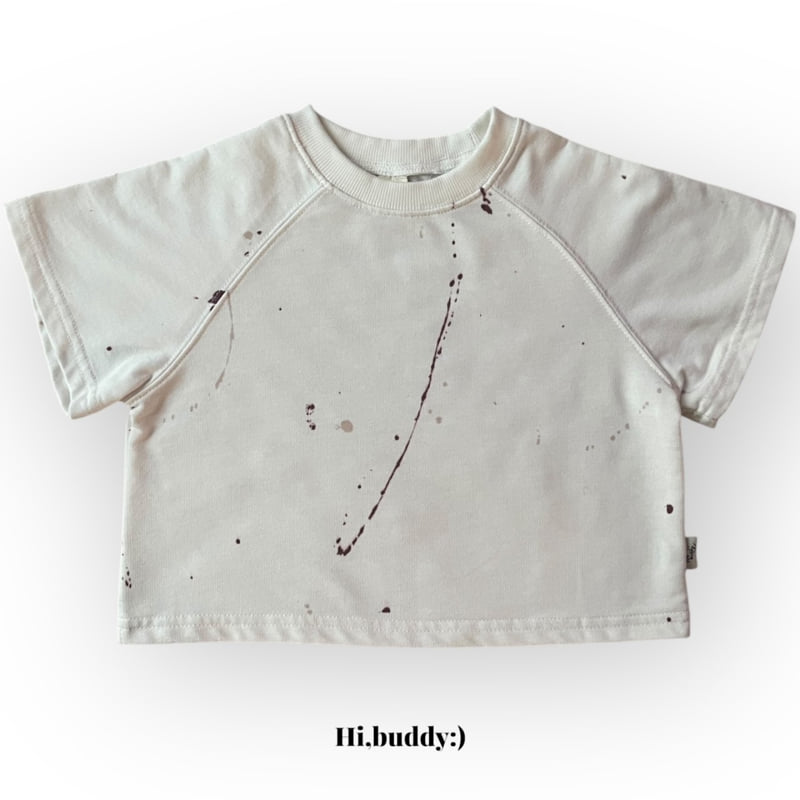 Hi buddy - Korean Children Fashion - #minifashionista - Painting Raglan Tee - 2