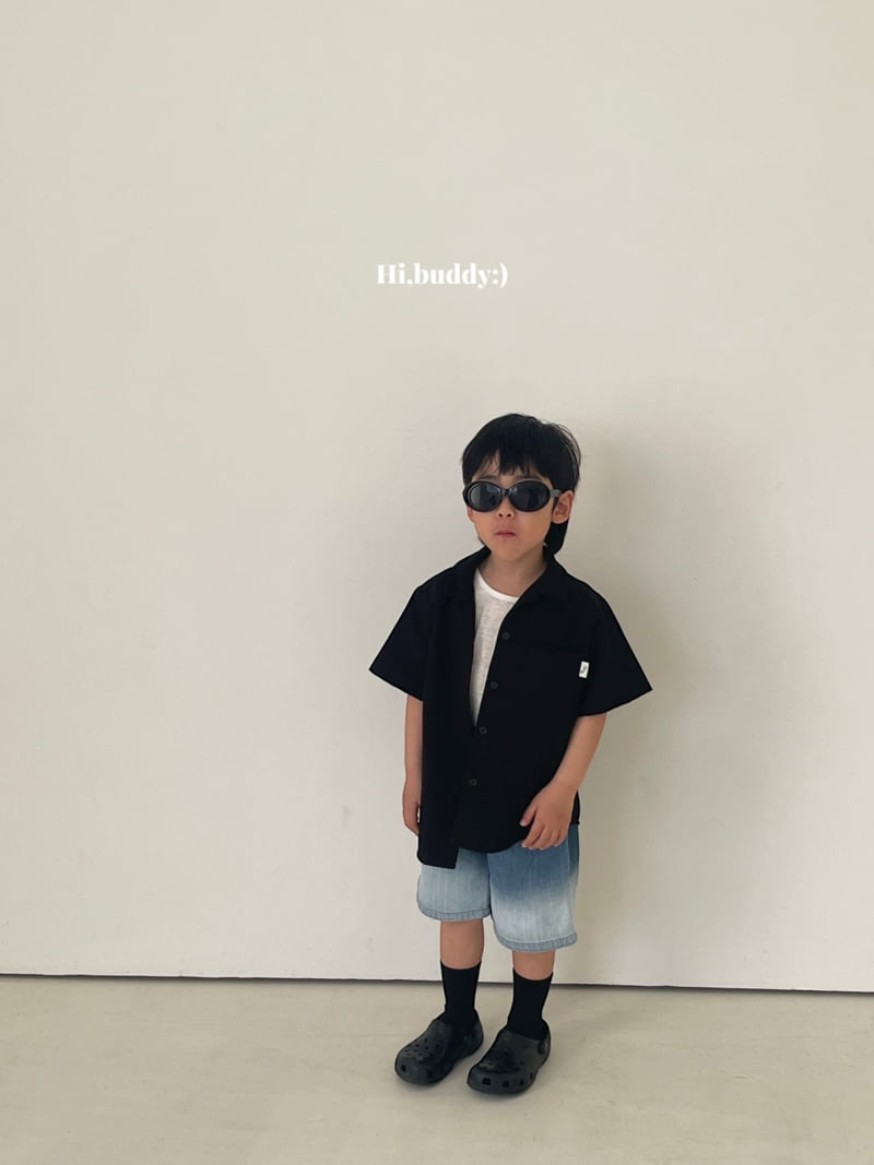 Hi buddy - Korean Children Fashion - #prettylittlegirls - Black Shirt - 5
