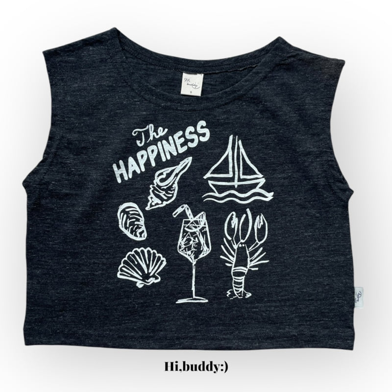 Hi buddy - Korean Children Fashion - #prettylittlegirls - Happiness Sleeveless - 2