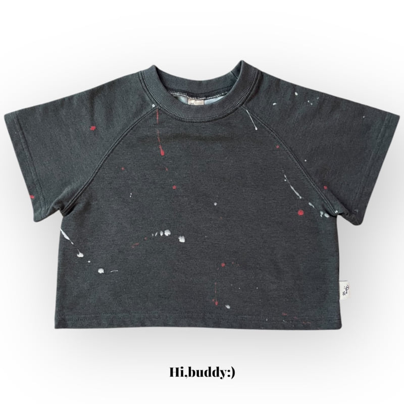 Hi buddy - Korean Children Fashion - #prettylittlegirls - Painting Raglan Tee - 3