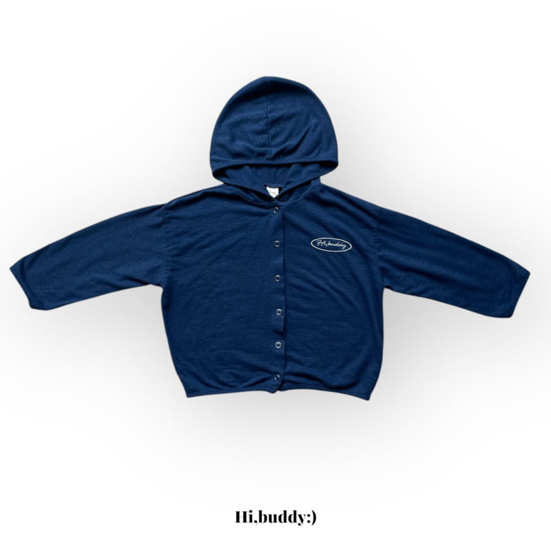 Hi buddy - Korean Children Fashion - #toddlerclothing - Linen Hooded Cardigan - 4
