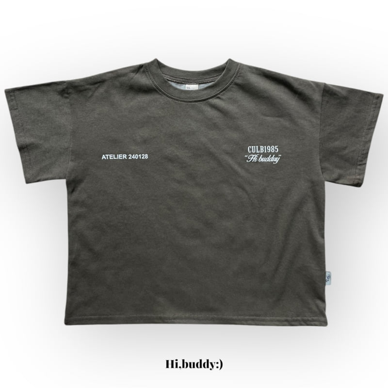 Hi buddy - Korean Children Fashion - #stylishchildhood - Club Pigment Tee - 2