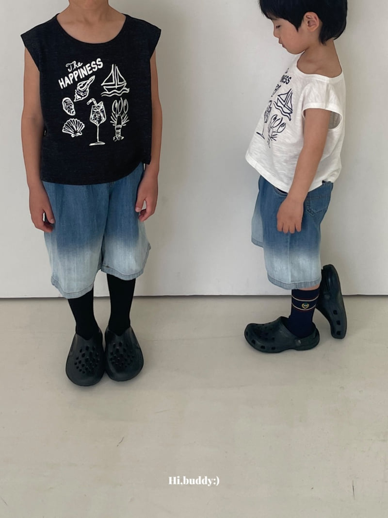 Hi buddy - Korean Children Fashion - #todddlerfashion - Summer Gradient Denim Pants - 11