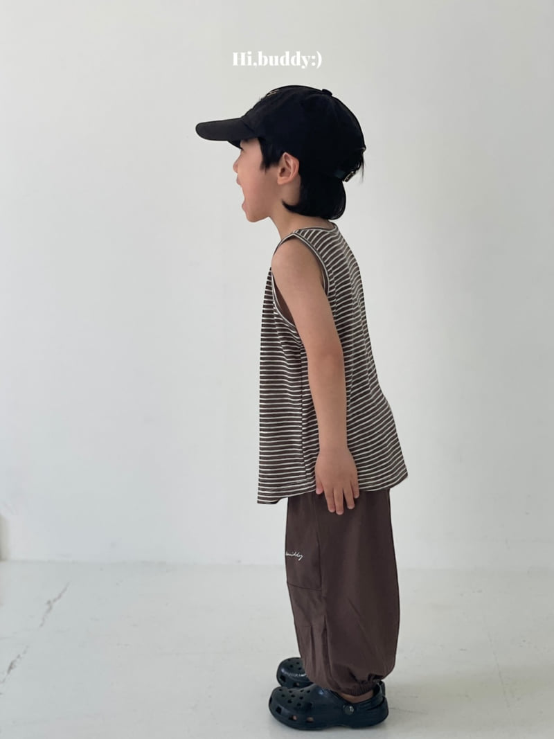Hi buddy - Korean Children Fashion - #todddlerfashion - Summer Stripe Sleeveless - 7