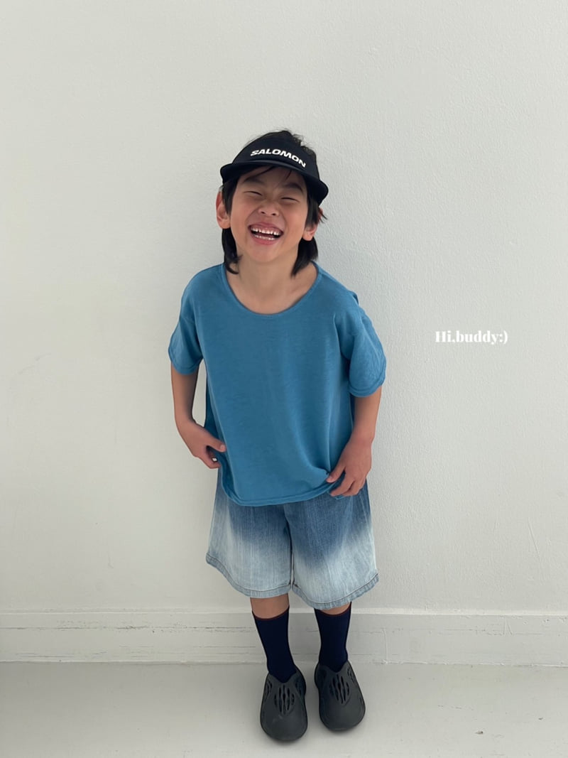 Hi buddy - Korean Children Fashion - #todddlerfashion - Linen Tee - 6