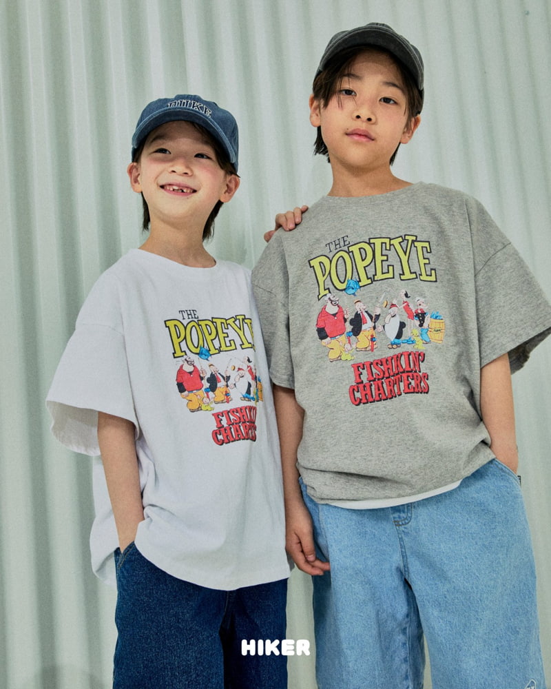 Hiker - Korean Children Fashion - #childofig - Popeye Short Sleeve Tee - 9