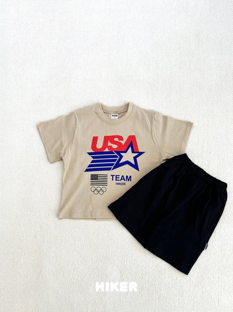 Hiker - Korean Children Fashion - #childrensboutique - USA Top Bottom Set - 2