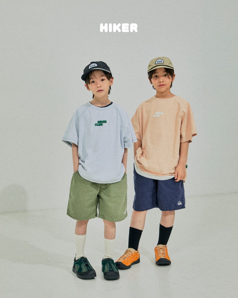 Hiker - Korean Children Fashion - #childrensboutique - Club Raglan Short Sleeve Tee - 12