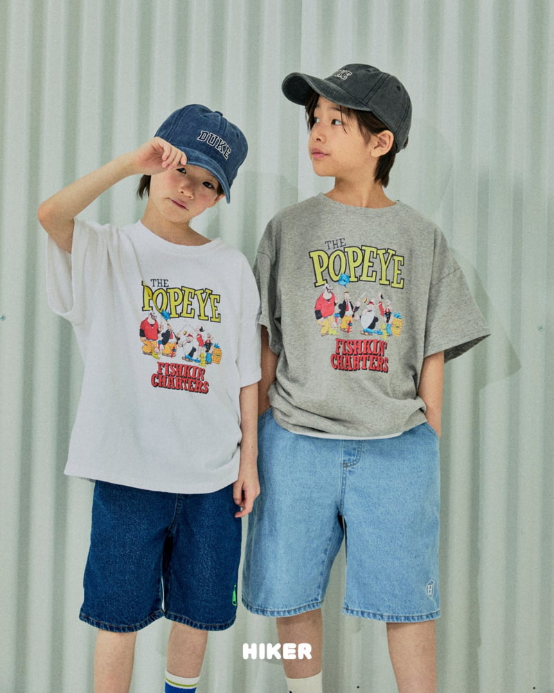 Hiker - Korean Children Fashion - #designkidswear - Popeye Short Sleeve Tee - 11