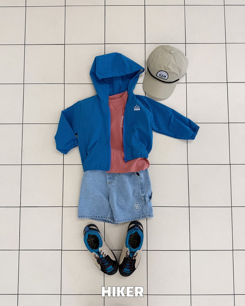 Solid Rib Hood Windbreaker by Hiker for Child - view 12