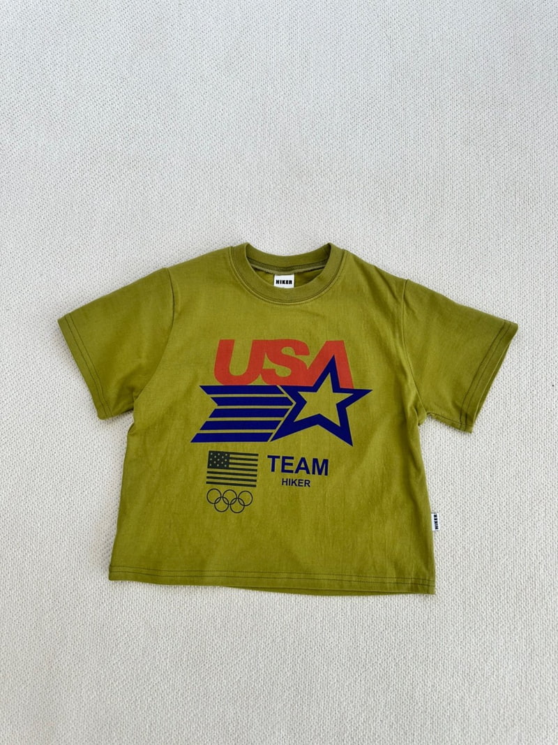 Hiker - Korean Children Fashion - #fashionkids - USA Top Bottom Set - 5