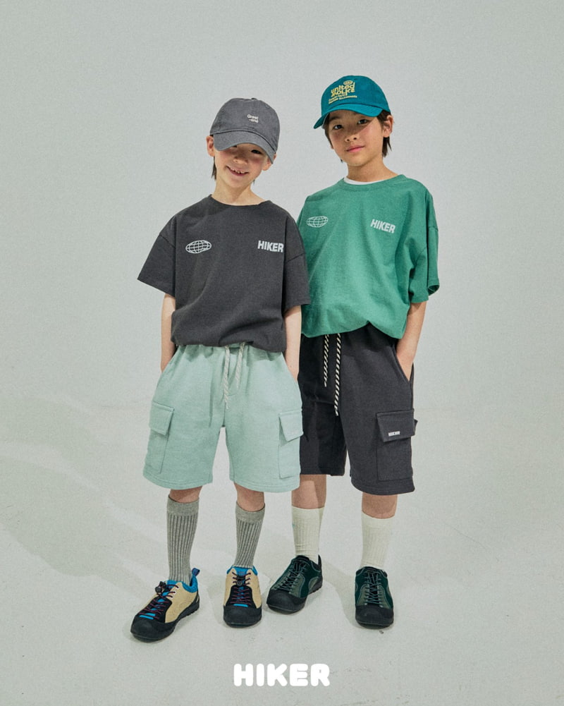 Hiker - Korean Children Fashion - #kidsshorts - Embroidered Cargo Shorts - 12
