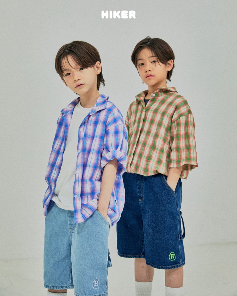 Hiker - Korean Children Fashion - #kidsstore - Achacha Check Shirt - 11