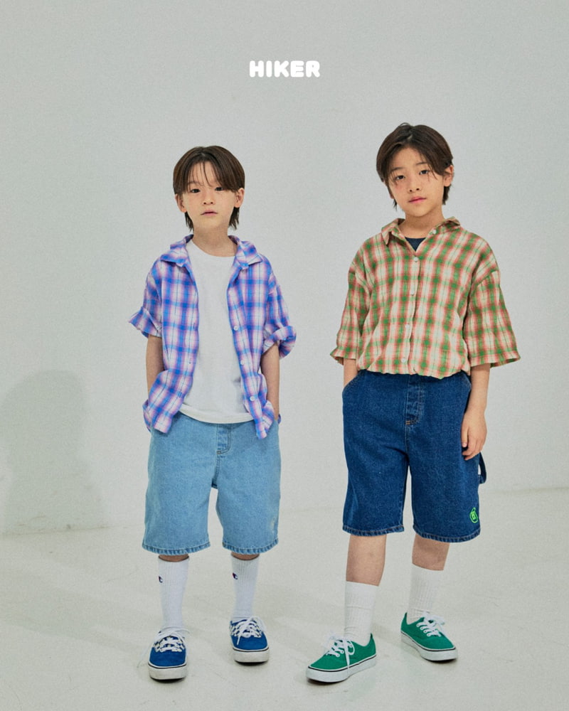 Hiker - Korean Children Fashion - #kidzfashiontrend - Achacha Check Shirt - 12