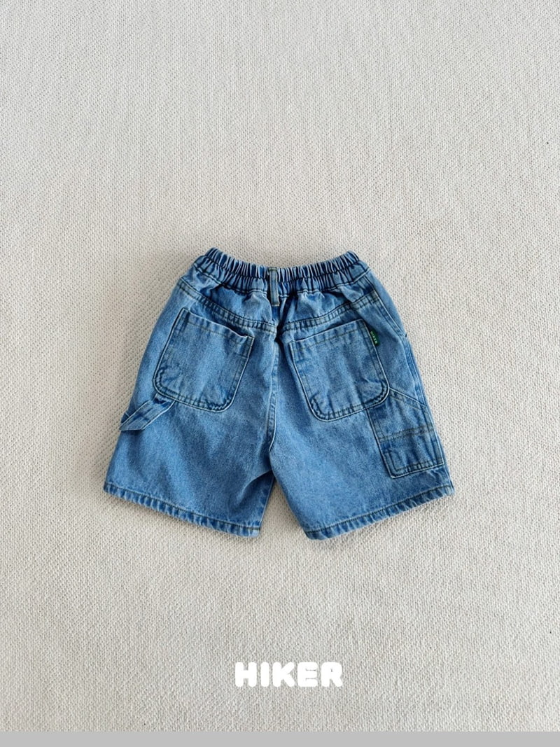 Hiker - Korean Children Fashion - #littlefashionista - H Drop Denim Shorts - 5