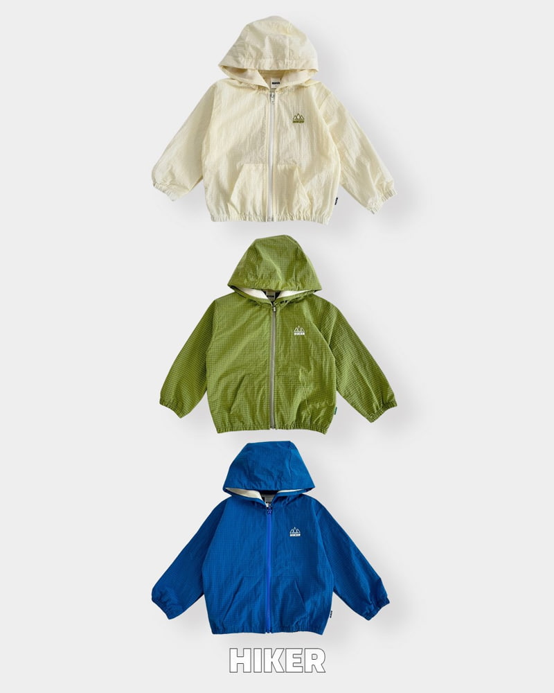 Solid Rib Hood Windbreaker by Hiker for Child - view 1