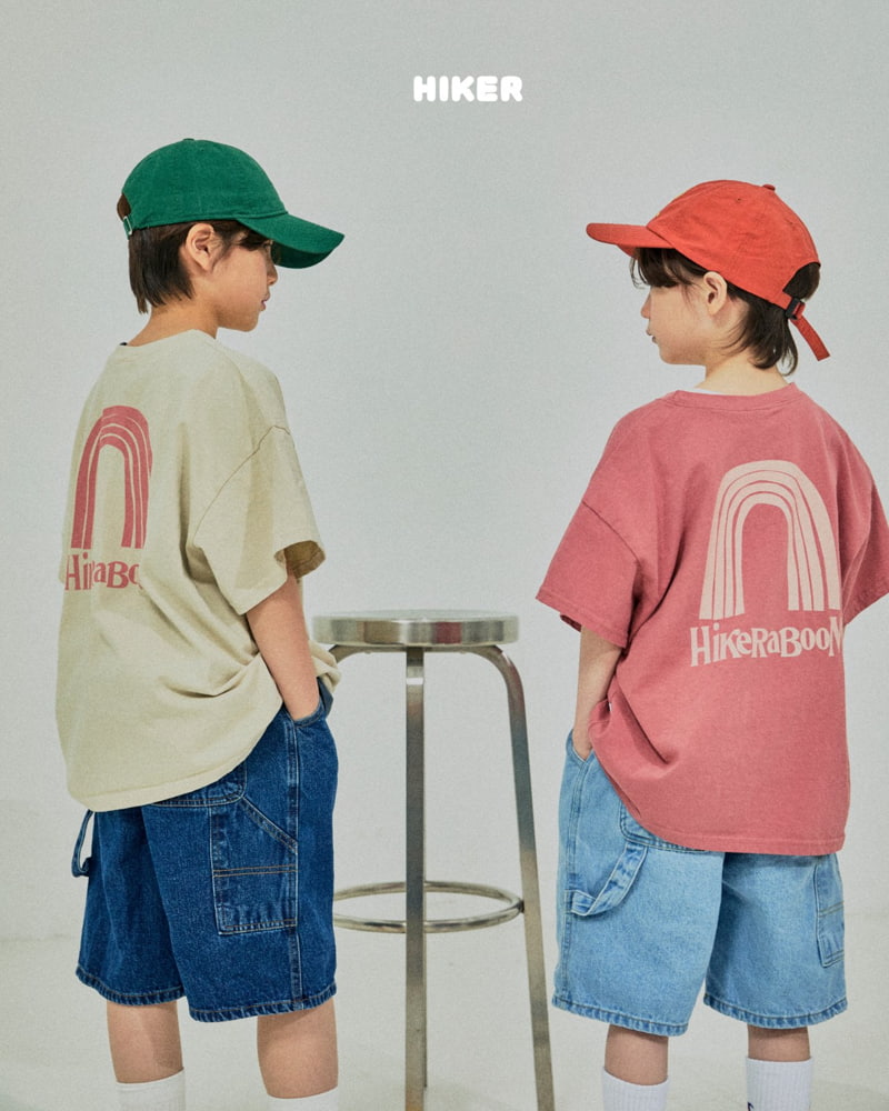 Hiker - Korean Children Fashion - #littlefashionista - Rainbow Short Sleeve Tee - 12