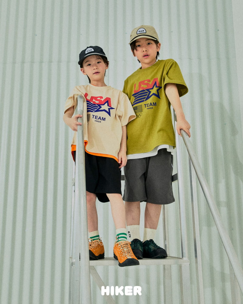 Hiker - Korean Children Fashion - #littlefashionista - USA Top Bottom Set - 10