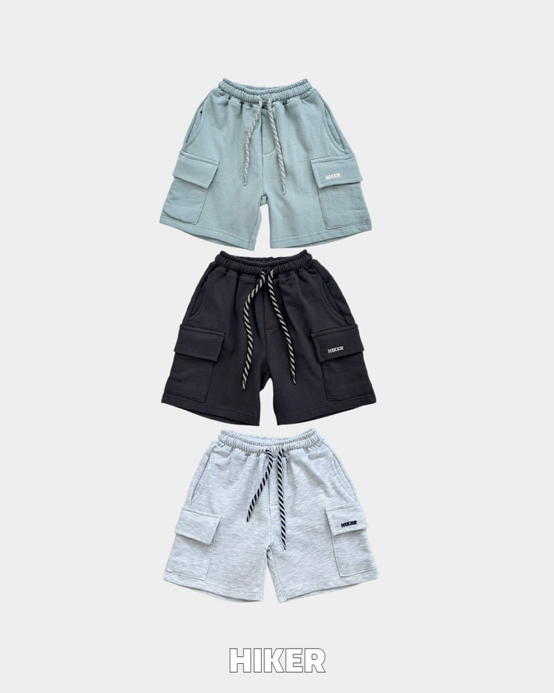 Hiker - Korean Children Fashion - #littlefashionista - Embroidered Cargo Shorts - 2