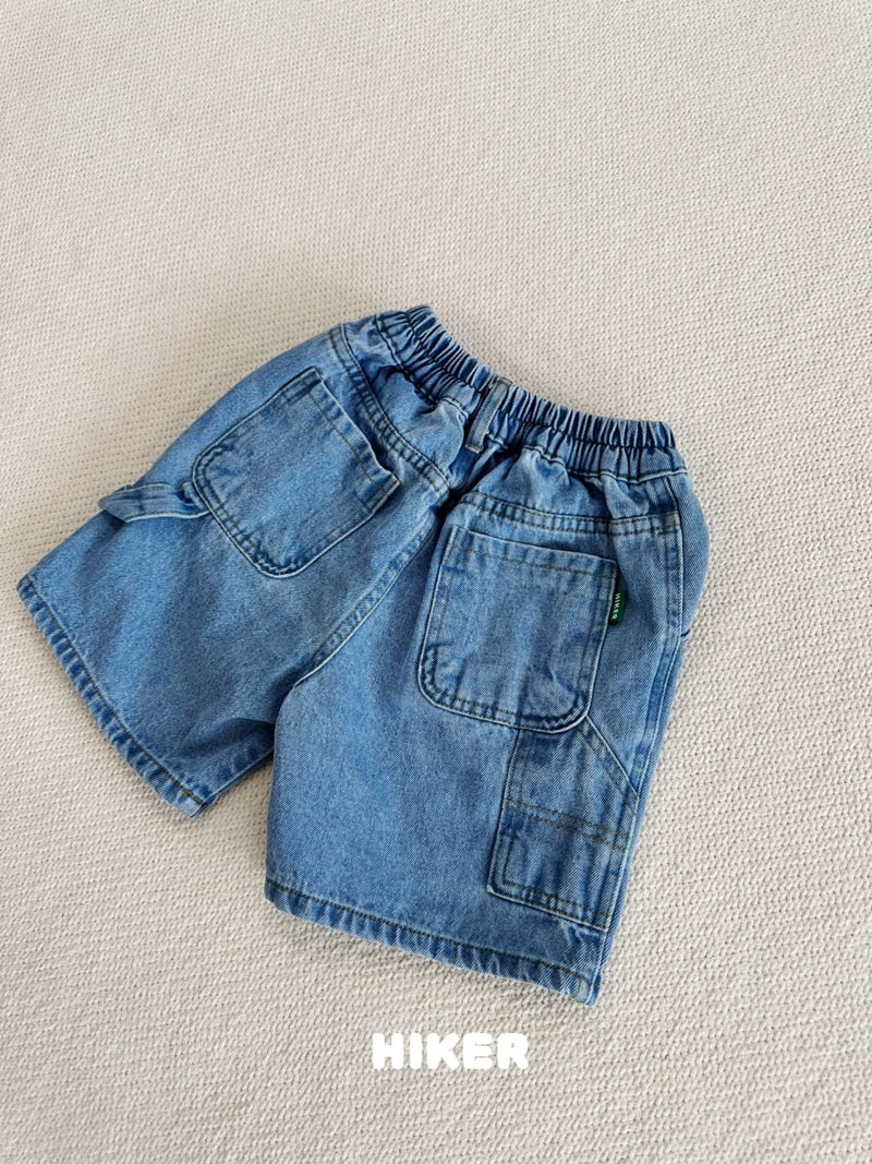 Hiker - Korean Children Fashion - #magicofchildhood - H Drop Denim Shorts - 6