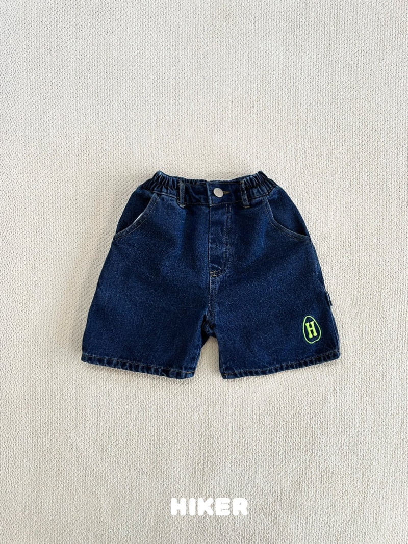 Hiker - Korean Children Fashion - #minifashionista - H Drop Denim Shorts - 7