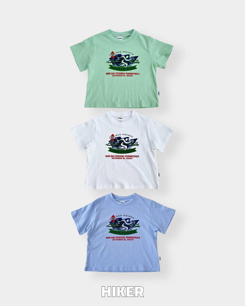 Hiker - Korean Children Fashion - #minifashionista - Marathon Short Sleeve Tee