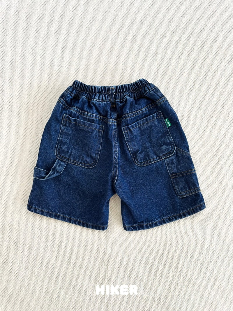 Hiker - Korean Children Fashion - #prettylittlegirls - H Drop Denim Shorts - 8