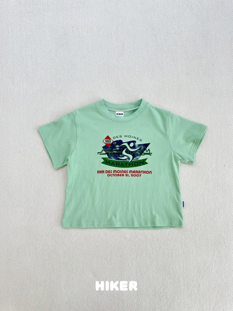 Hiker - Korean Children Fashion - #prettylittlegirls - Marathon Short Sleeve Tee - 2