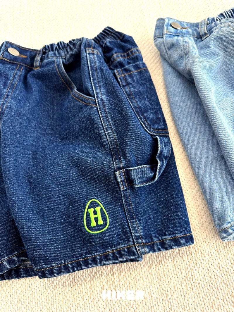 Hiker - Korean Children Fashion - #stylishchildhood - H Drop Denim Shorts - 11