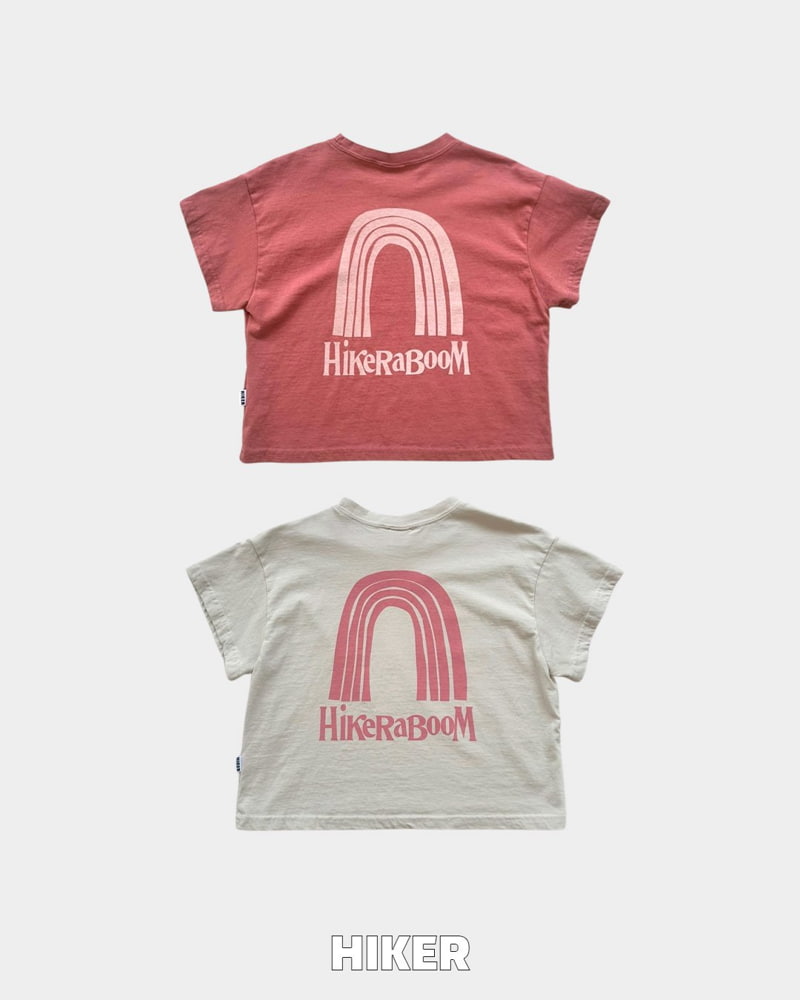 Hiker - Korean Children Fashion - #stylishchildhood - Rainbow Short Sleeve Tee - 2