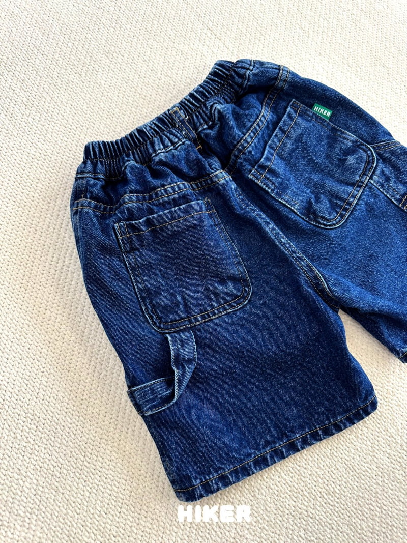 Hiker - Korean Children Fashion - #todddlerfashion - H Drop Denim Shorts - 9