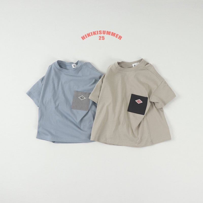 Hikiki - Korean Children Fashion - #Kfashion4kids - Pocket Tee