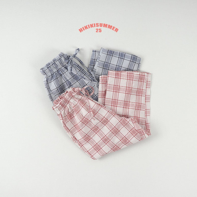 Hikiki - Korean Children Fashion - #Kfashion4kids - Check One-piece Pants - 10