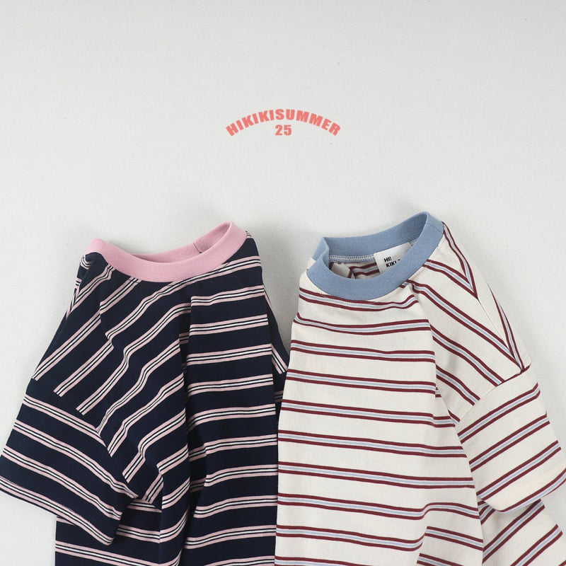 Hikiki - Korean Children Fashion - #Kfashion4kids - Striped Tee - 9