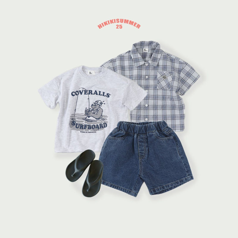 Hikiki - Korean Children Fashion - #Kfashion4kids - Washed Jeans Shorts - 6
