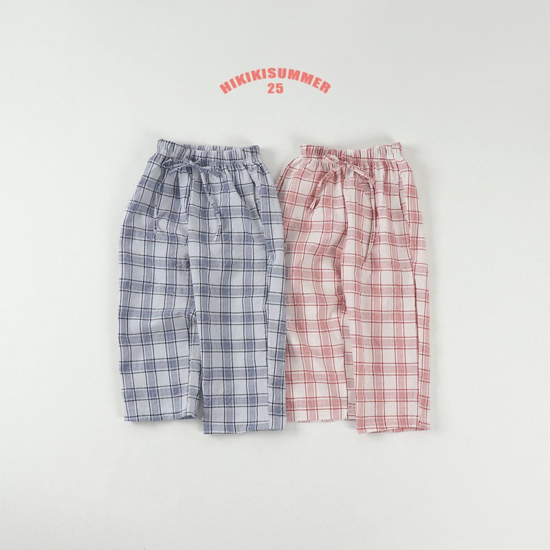Hikiki - Korean Children Fashion - #childofig - Check One-piece Pants