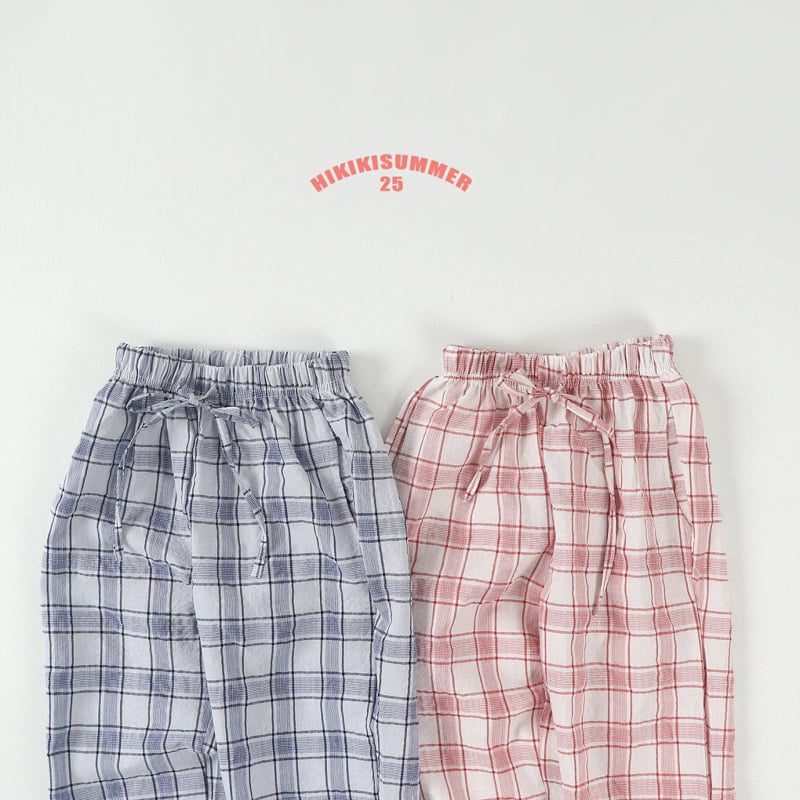 Hikiki - Korean Children Fashion - #childofig - Check One-piece Pants - 2