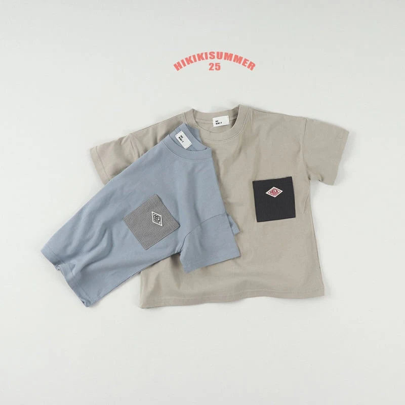 Hikiki - Korean Children Fashion - #childrensboutique - Pocket Tee - 8