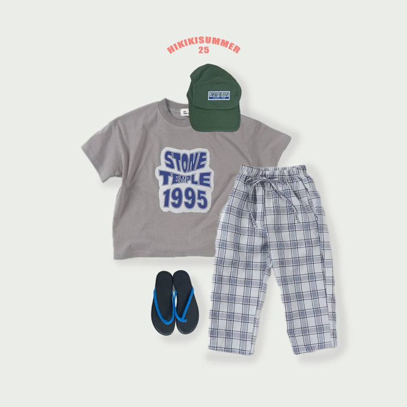 Hikiki - Korean Children Fashion - #childrensboutique - Check One-piece Pants - 3