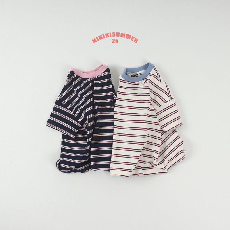 Hikiki - Korean Children Fashion - #childrensboutique - Striped Tee - 2