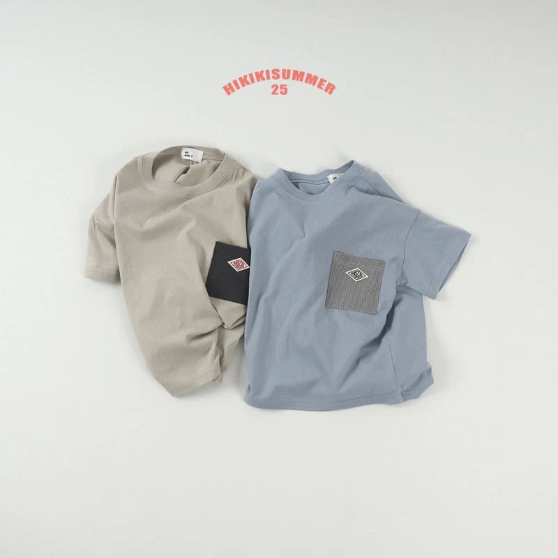 Hikiki - Korean Children Fashion - #designkidswear - Pocket Tee - 9