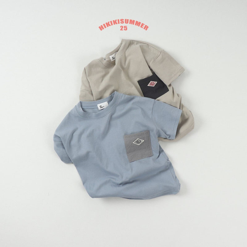 Hikiki - Korean Children Fashion - #discoveringself - Pocket Tee - 10