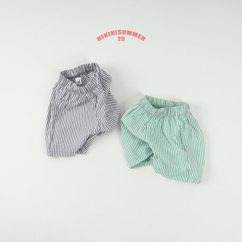 Hikiki - Korean Children Fashion - #discoveringself - Vertical Striped Shorts - 7